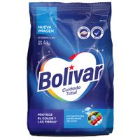 Detergente en Polvo BOLIVAR Cuidado Total Floral Bolsa 4Kg