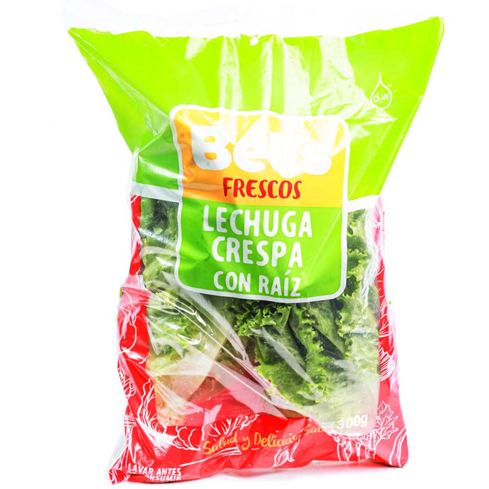 Lechuga Crespa Raíz BELL'S FRESCOS Bolsa 300g
