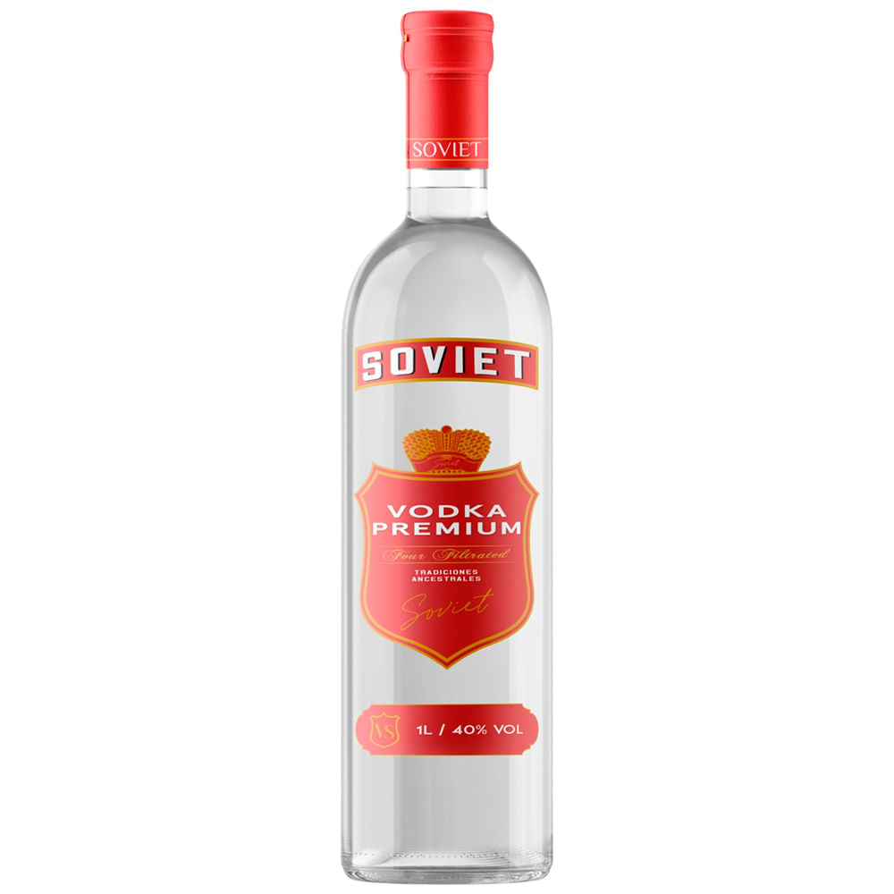 Vodka SOVIET Premium Botella 1L