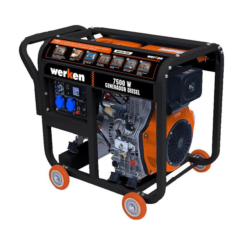 Generador Diesel HP8500CXE 7500W Werken