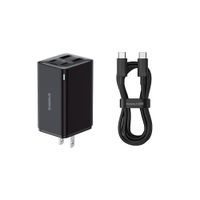 Cargador Baseus 100W GaN 6 Pro Carga Rápida 4 Puertos con Cable Tipo C con Cable Extensión