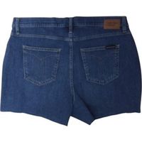 Short Jean Calvin Klein High Rise Destroy - Azul Talla 31