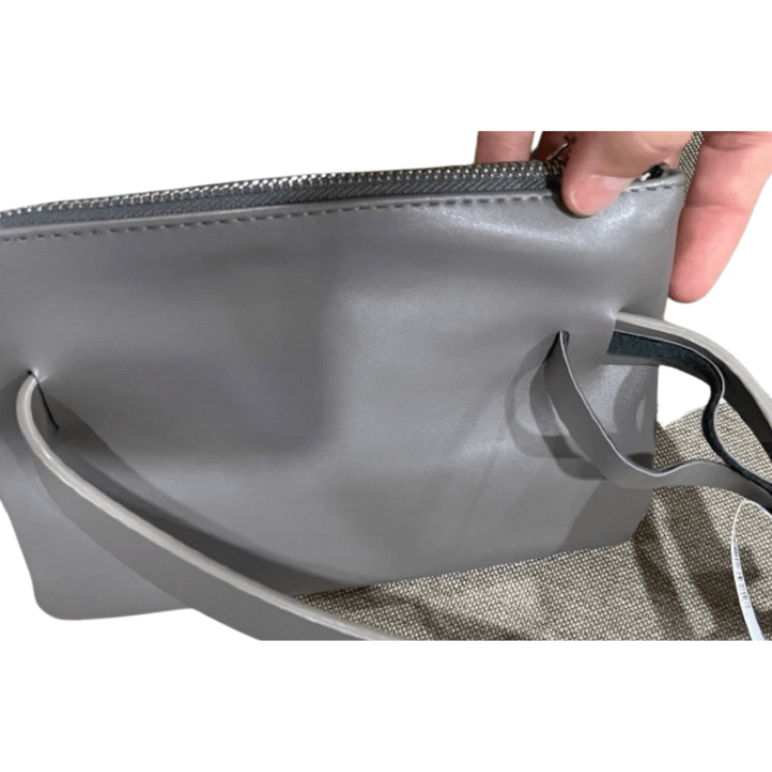 Cinturón Riñonera Calvin Klein cuadrada Mujer - Plomo Talla S