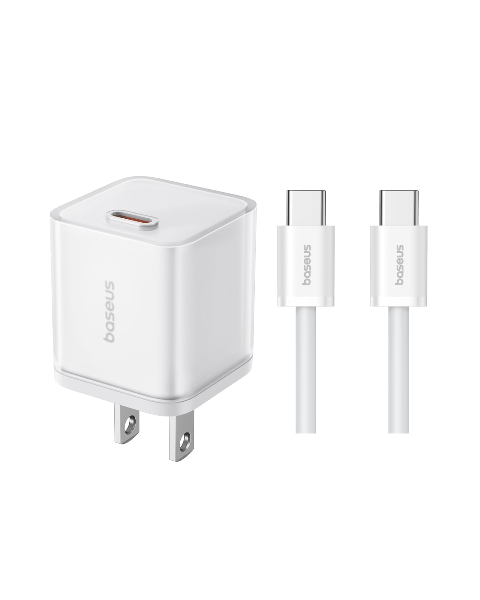 Cargador Baseus 30W USB Tipo C Gan5S Carga Rápida con Cable Tipo C 2m