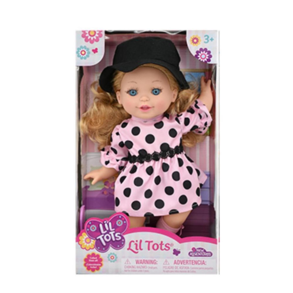 Muñeca New Adventures Lil Tots Cabello Rubio