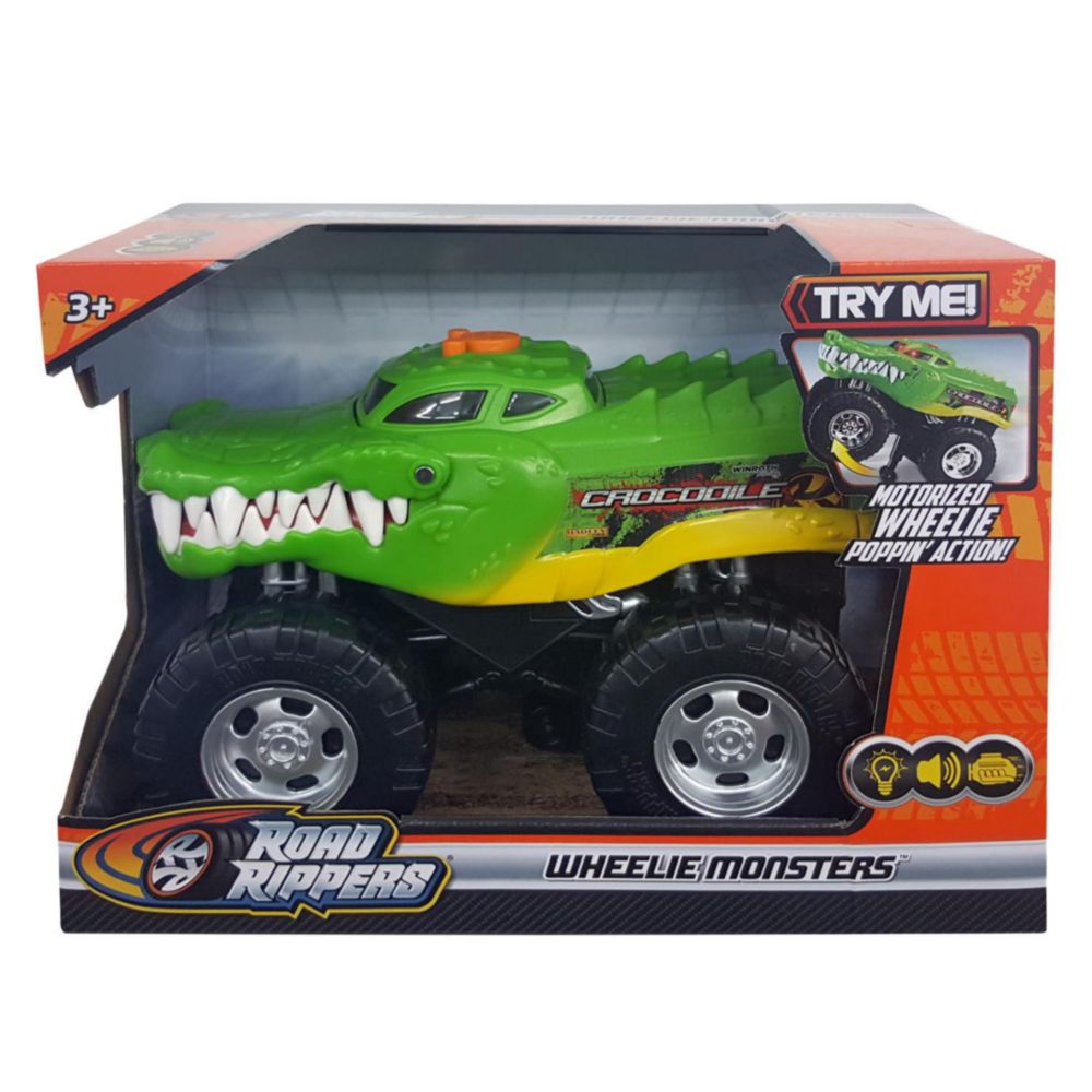 Carro Road Rippers Wheelie Monsters Cocodrilo