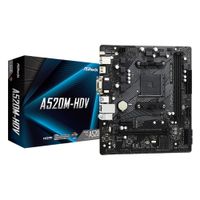 Placa madre Asrock A520M-HDV AM4, DDR4 MATX