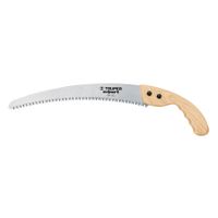Serrucho de poda hoja curva 13"" mango madera Truper