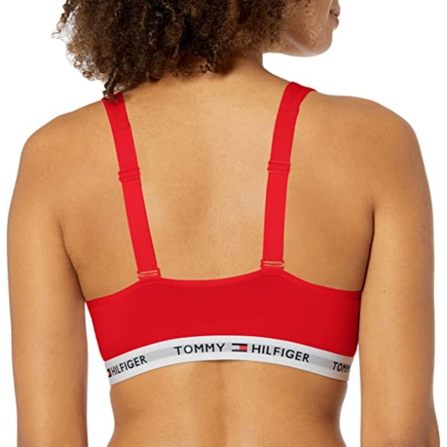Brasier tipo Top Tommy Hilfiger Mujer - Rojo Talla S