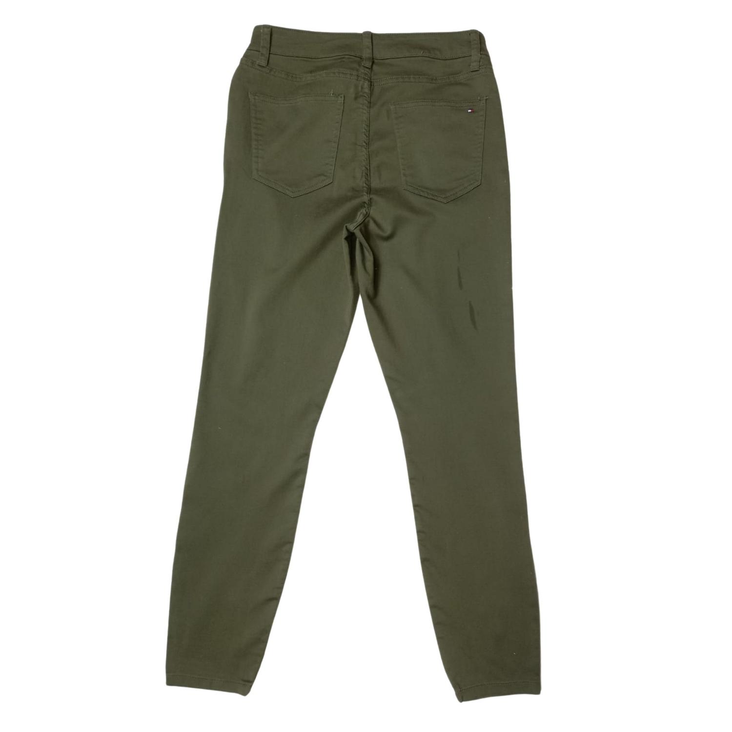 Pantalón Tommy Hilfiger para Mujer - Verde Talla 10