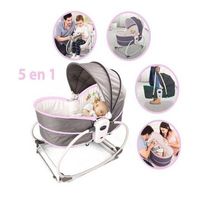 Silla IDEAL Mecedora Moisés Portátil Multifuncional 5 en 1 Niña