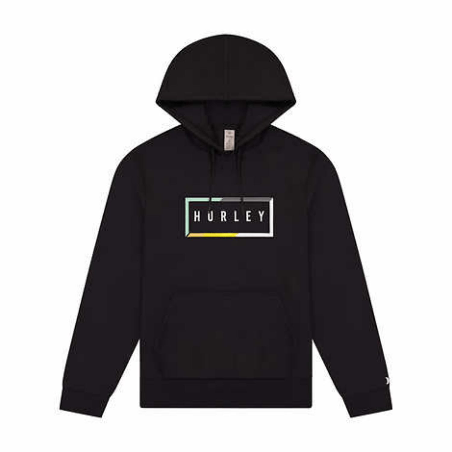 Polera Con Capucha Hurley Hombre Negro - Talla S