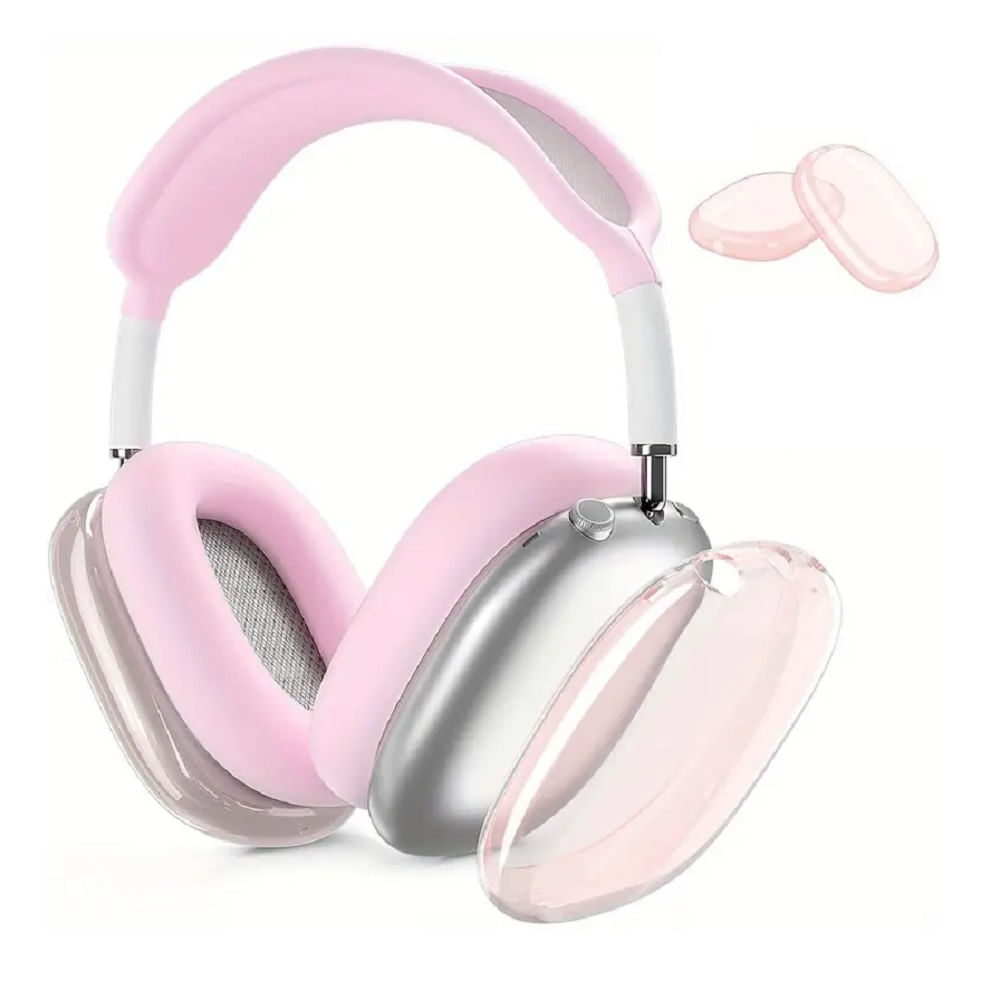 CASE FUNDA DE SILICONA PARA AIRPODS MAX - ""ROSA""