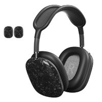 CASE FUNDA BRILLANTE DE SILICONA PARA AIRPODS MAX - ""NEGRO ESCARCHADO""