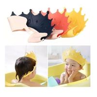 Gorra de Baño Ducha para Bebes Ajustable Corona Aleatorio