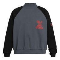 Polera Sudadera Quiksilver x Stranger Things para Mujer - Negra Talla M