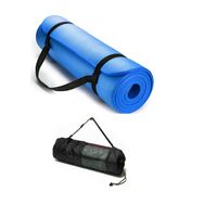 Colchoneta Yoga Mat Extra Gruesa 20 Mm Premiun Pilates Gym BLUE