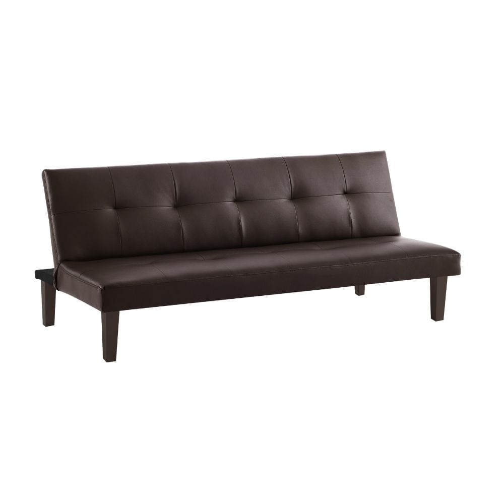 Futon Nuevo Arizona Cuero Pu Marrón Orange