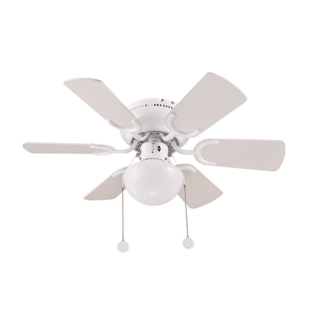 Ventilador de Techo Orange Atenas 30"" 6 Aspas 1 Luz Blanco