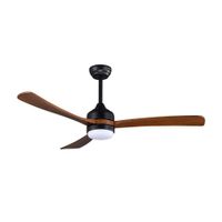 Ventilador de Techo Orange Mónaco 52"" 3 Aspas 1 Luz LED Marrón + Control