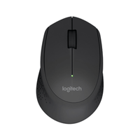 MOUSE ÓPTICO INALÁMBRICO DISEÑO CURVO LOGITECH M280 1000 DPI NEGRO
