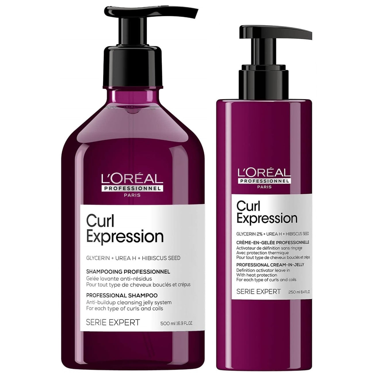 Shampoo en Gel 500ml + Gel Rizos y Ondas LOreal Curl Expression