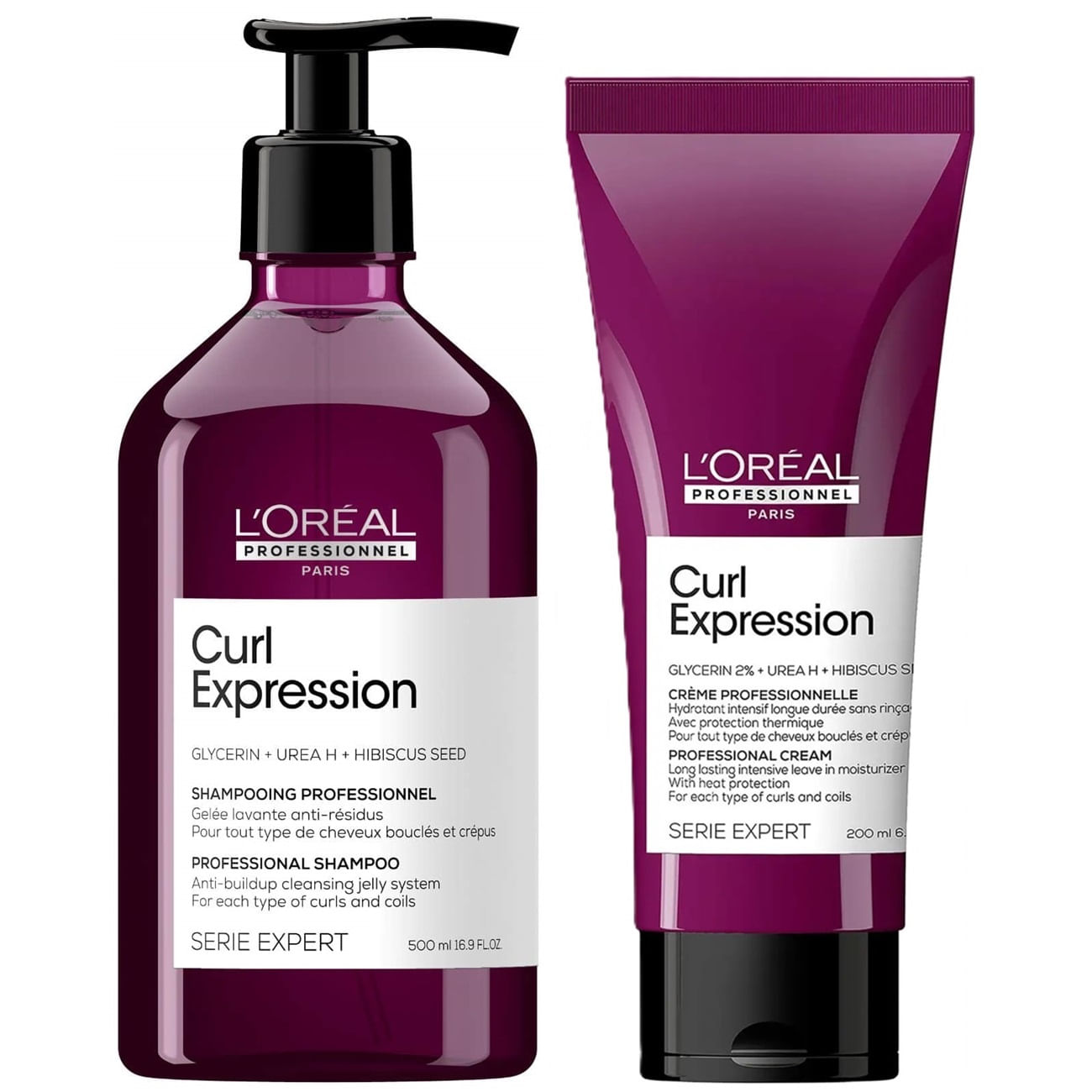 Shampoo en Gel 500ml + Crema Rizos Ondas LOreal Curl Expression