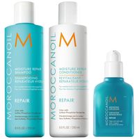 Shampoo Reparador 250ml + Acondicionador + Infusión Moroccanoil Repair
