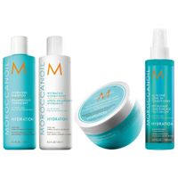 Shampoo 250ml + Acondicionador + Mask + Spray Moroccanoil Hydration