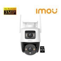 Cámara Seguridad IMOU CRUISER DUAL 3MP + 3MP 360° Noche Color +SD256GB
