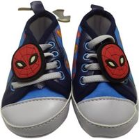 Zapatos para Bebé Marvel diseño Spiderman 11 Cm / 13 Cm - Celeste Talla 0/3 Meses