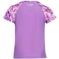 Licra o Polo de Piscina Manga Corta Speedo Niña Rosado - Talla XS