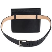 Cinturón Riñonera Logotipo Calvin Klein Mujer - Negro Texturizado Talla L/XL