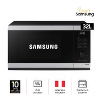 Horno Microondas Samsung MG32DG4524ATPE Grill Dorador 32L Negro/Gris