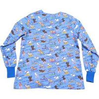 Unifrome Dr Scrub Lydias Select Perritos - Celeste Talla L
