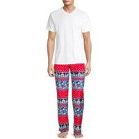 Pantalon Pijama Hombre de Mickey Mouse Navideño - Talla M