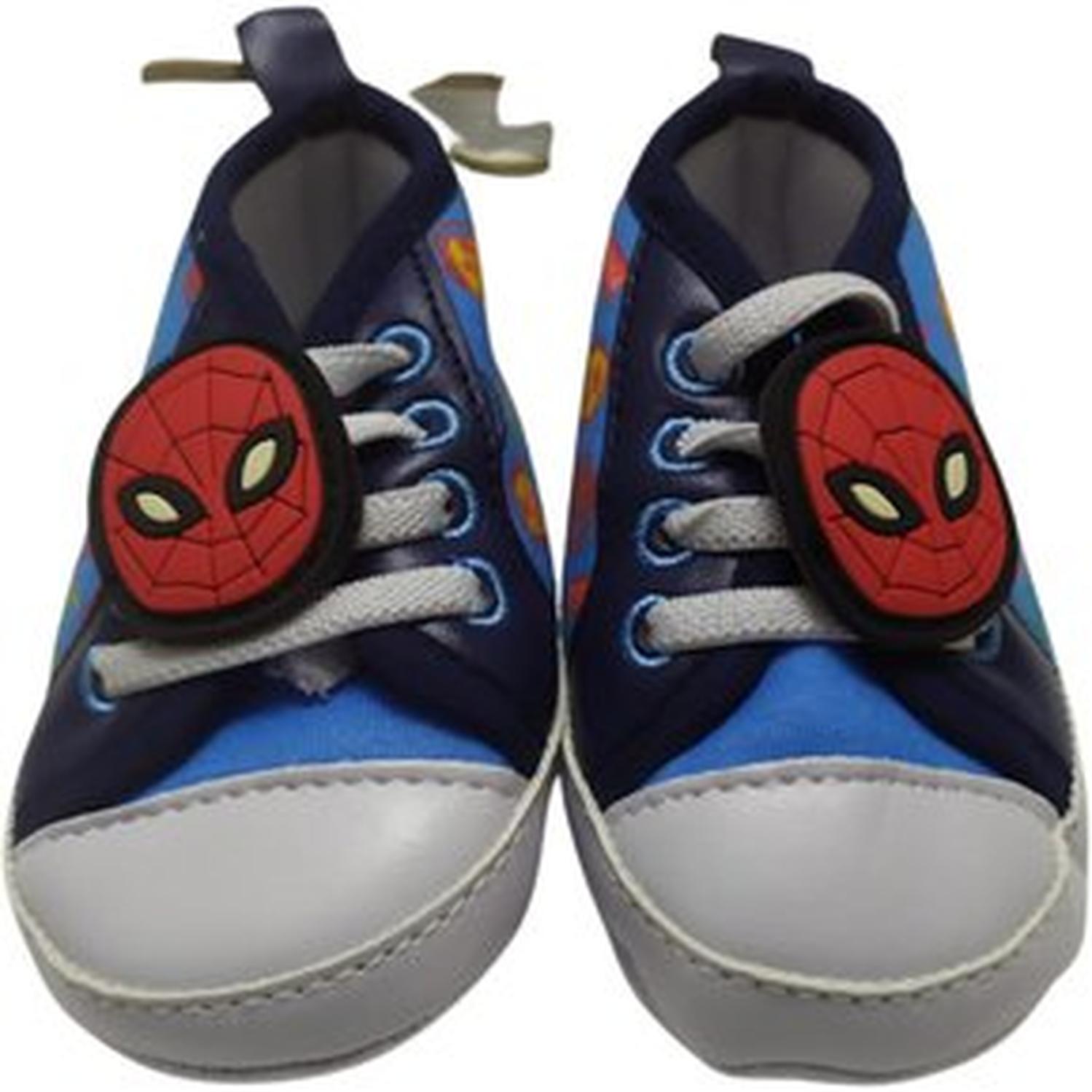 Zapatos para Bebé Marvel diseño Spiderman 11 Cm / 13 Cm - Celeste Talla 6/9 Meses