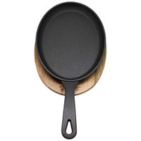 Sarten Iron Cast Base Madera WAYU