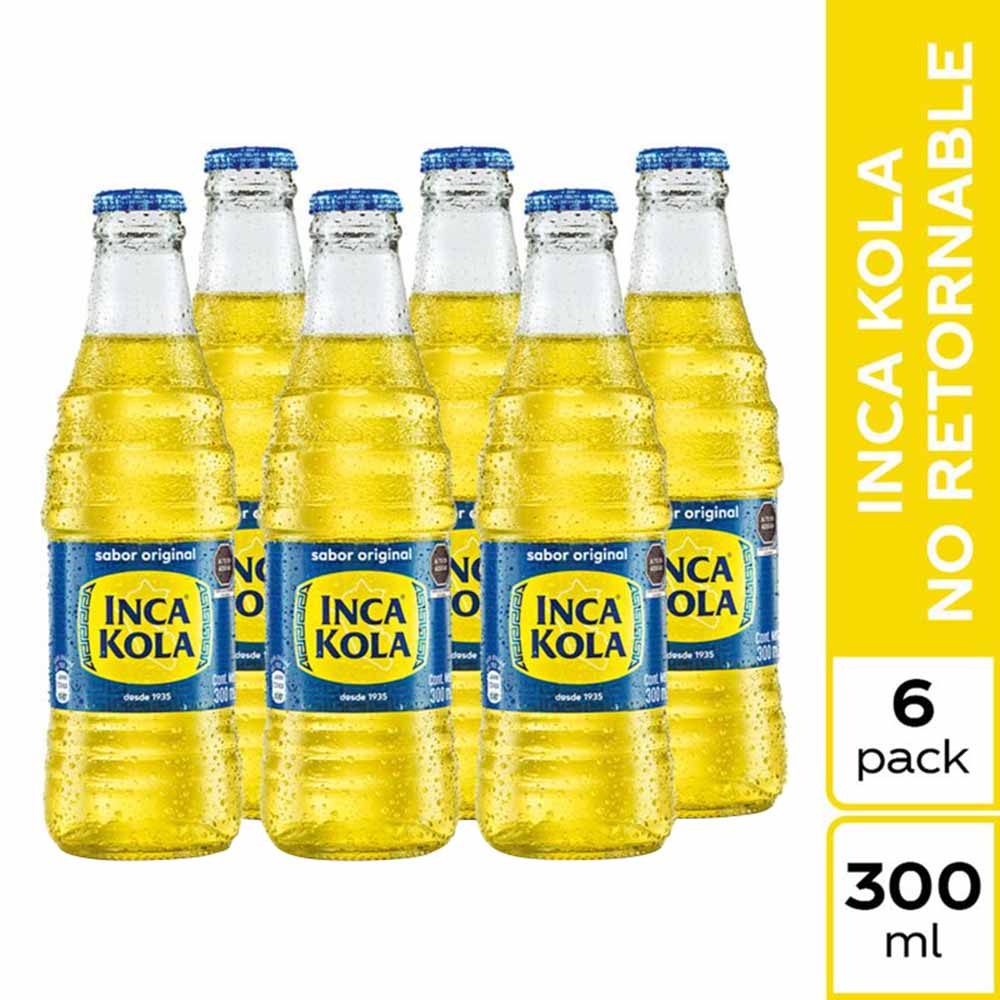 Gaseosa INCA KOLA Sabor Original Botella 1L Two Pack
