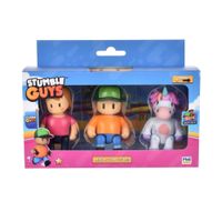 Figura Articulada Stumble Guys 32955 Pack3 de 8cm