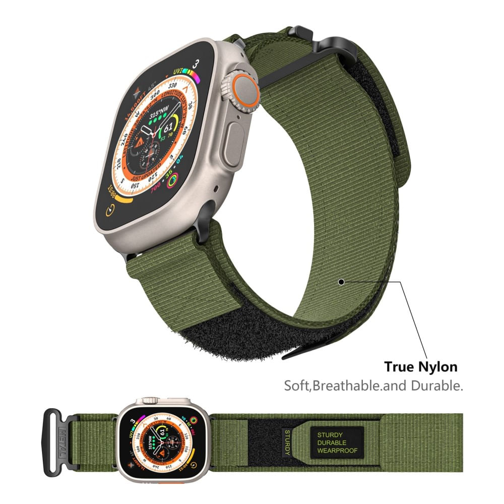 CORREA DE NAILON DEPORTIVA PARA APPLE WATCH 38-40-41MM – VERDE