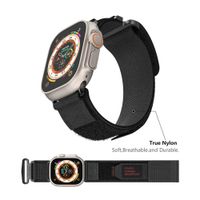 CORREA DE NAILON DEPORTIVA PARA APPLE WATCH 42-44-45-49MM – NEGRO