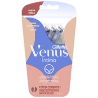 Máquina de Afeitar GILLETTE Venus Íntima Paquete 3un
