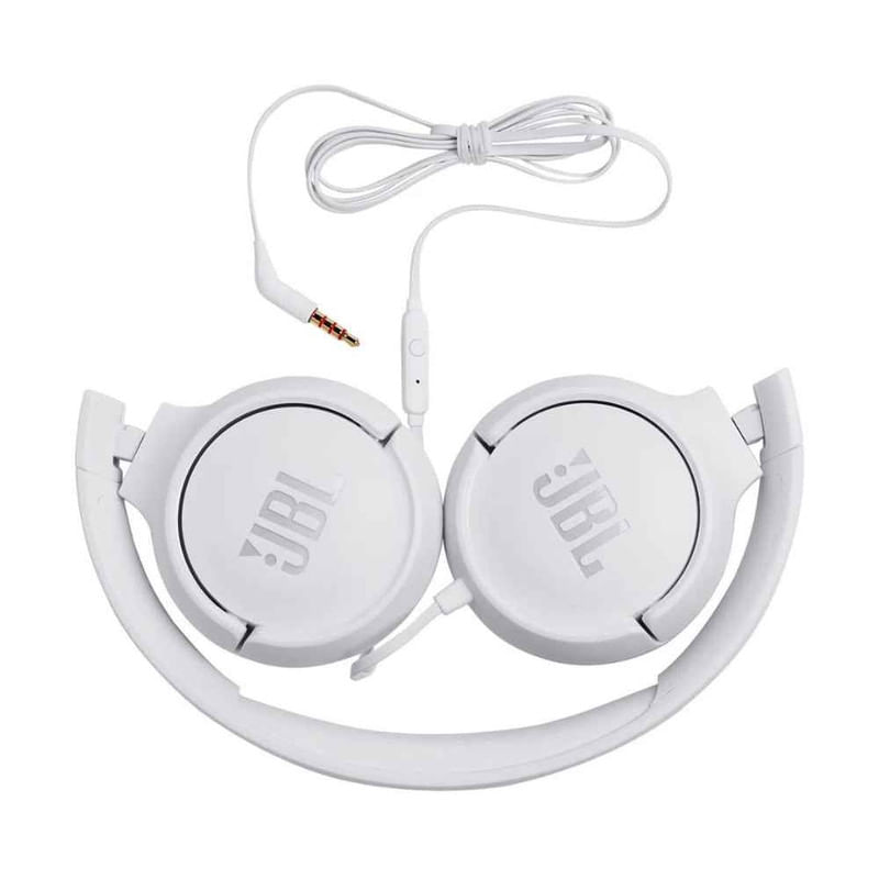 JBL Tune 500 Blanco, sonido Pure Bass, Headset