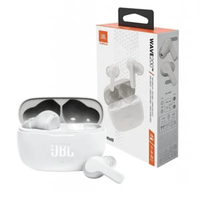 JBL Wave 200 20HR blanco, audifonos inalámbricos, Bluetooh