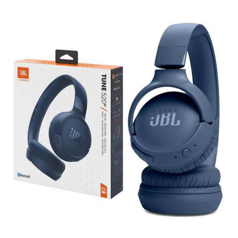 JBL Tune 520 BT azul, audifonos inalámbricos, Bluetooh