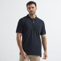 Polo Malabar Pique Negro Hombre