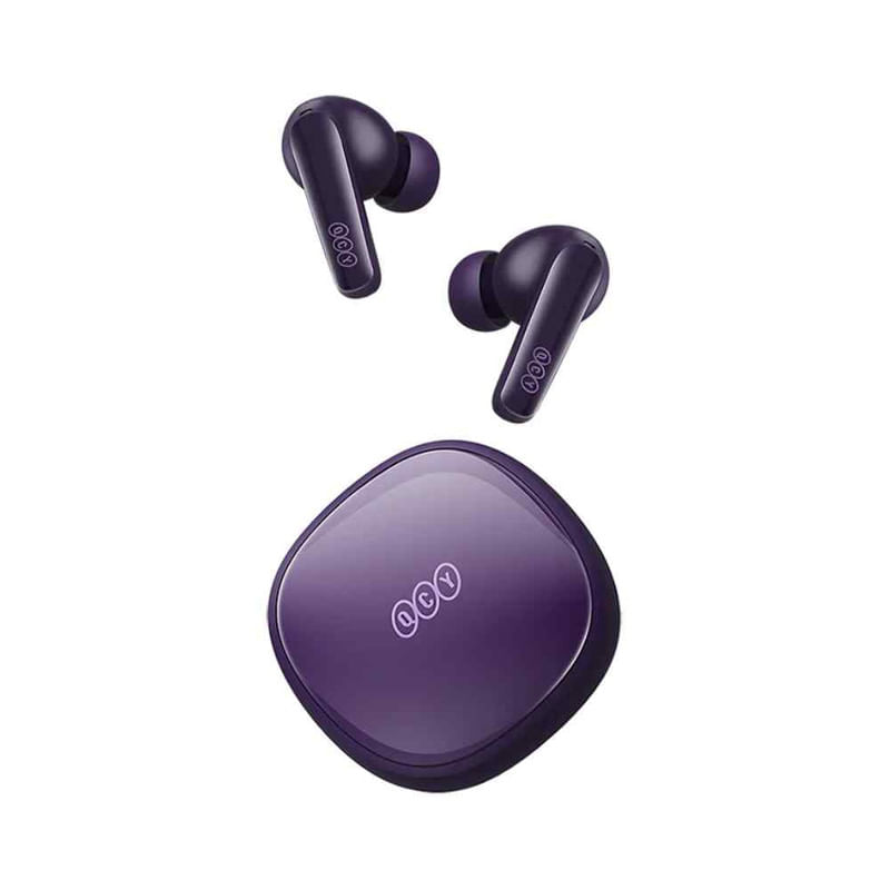QCY T13X morado, audifonos inalámbricos, Bluetooth