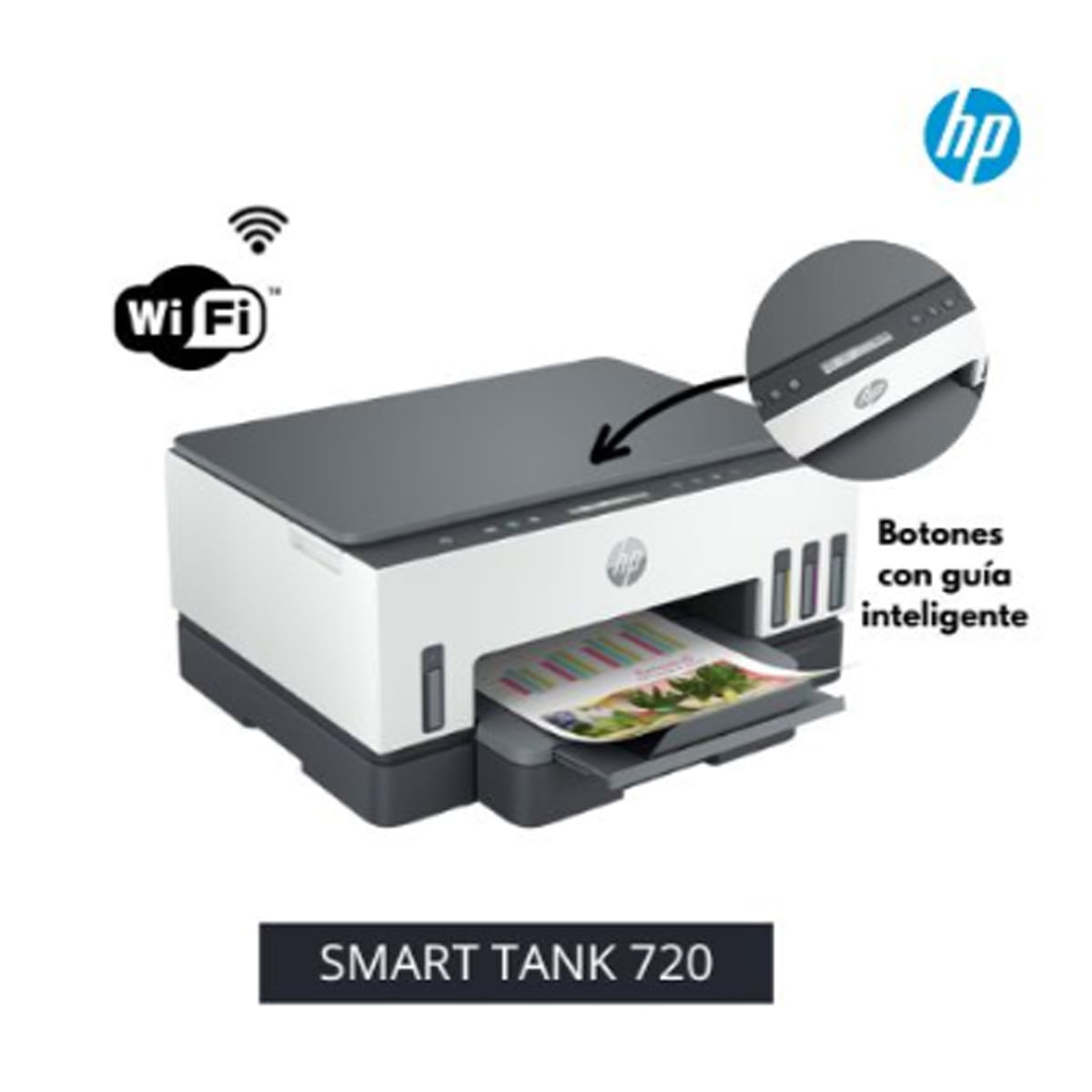 Impresora Hp Smart Tank 720 Multifuncional