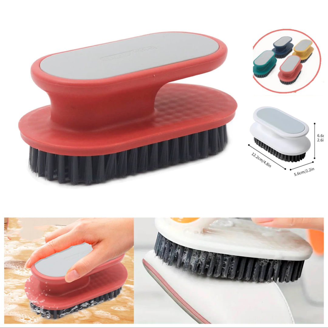 Pack 2 cepillos para Limpieza de zapatillas, ropa, muebles